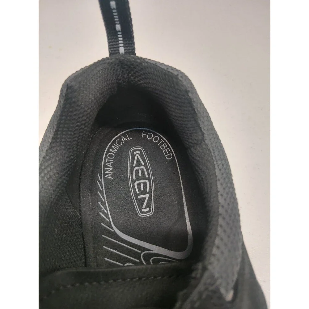 Keen Men's Rialto Lace Black Leather Every Day Hiking Shoes Made In USA Sz 10.5